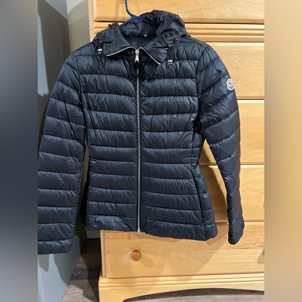 Moncler Puffer Jacket Black Size 1